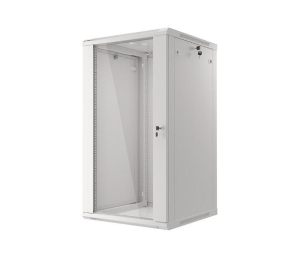Lanberg Wisząca 19" 22U 600x600mm jednosekcyjna (szara) - 455403 - zdjęcie 5
